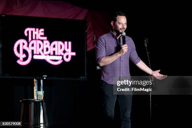 Actor Nick Kroll performs on The Barbary Stage during the 2017 Outside Lands Music And Arts Festival at Golden Gate Park on August 11, 2017 in San...