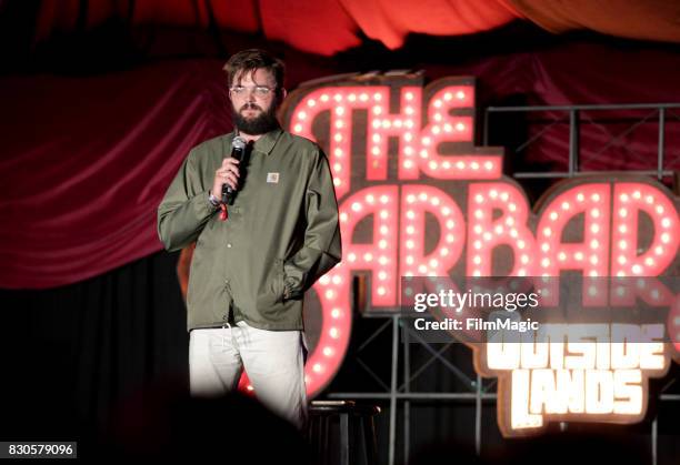 Nick Thune performs on The Barbary Stage during the 2017 Outside Lands Music And Arts Festival at Golden Gate Park on August 11, 2017 in San...