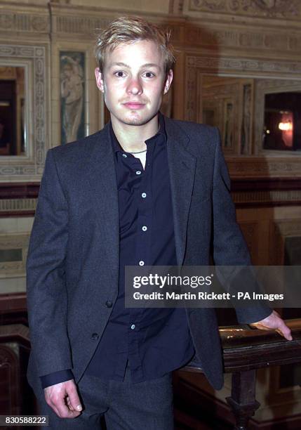 Actor Adam Rickitt, who stars in the show, at the after performance party for the show 'Rent', at the Palace Theatre in Manchester.