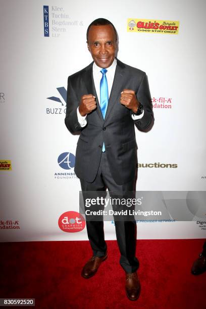 Sugar Ray Leonard at the 17th Annual Harold & Carole Pump Foundation Gala at The Beverly Hilton Hotel on August 11, 2017 in Beverly Hills, California.