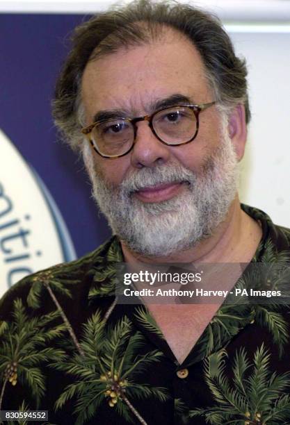 Director Francis-Ford Coppola at a press conference about a new cut of the film Apocalypse Now at the 54th Cannes Film Festival in France. A string...