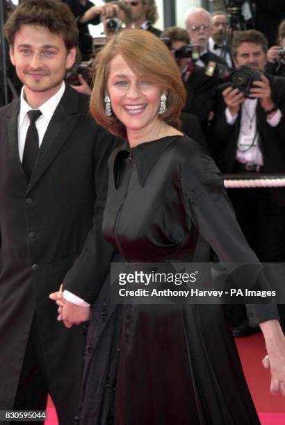 Charlotte Rampling arrives at the premiere of the Director's Cut of Apocalypse Now at the 54th Cannes Film Festival in France. Francis Ford Coppola's...