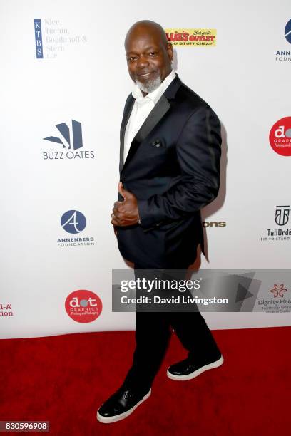 Emmitt Smith at the 17th Annual Harold & Carole Pump Foundation Gala at The Beverly Hilton Hotel on August 11, 2017 in Beverly Hills, California.