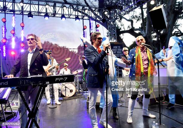 Mustache Harbor performs during How To Make Your Yacht Rock on Gastro Magic Stage during the 2017 Outside Lands Music And Arts Festival at Golden...