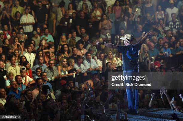 Singer/Songwriter Jason Aldean performs during Jason Aldean's 2nd Annual Concert For The Kids, Benefiting Children's Hospital Navicent Health of Bibb...