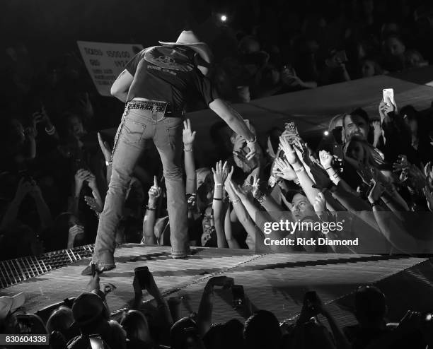 Singer/Songwriter Jason Aldean performs during Jason Aldean's 2nd Annual Concert For The Kids, Benefiting Children's Hospital Navicent Health of Bibb...