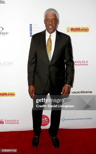 Julius Erving at the 17th Annual Harold & Carole Pump Foundation Gala at The Beverly Hilton Hotel on August 11, 2017 in Beverly Hills, California.
