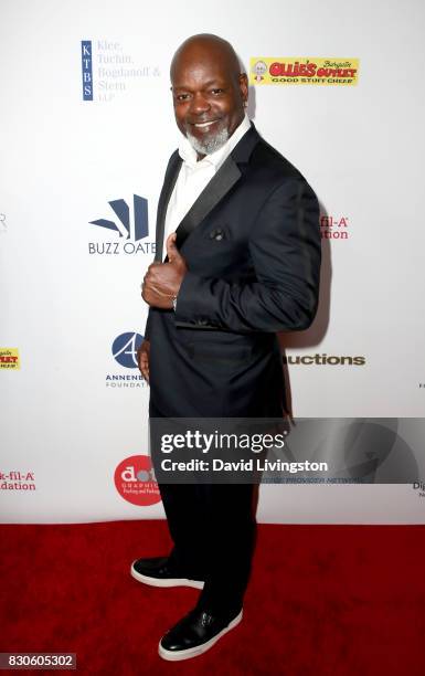 Emmitt Smith at the 17th Annual Harold & Carole Pump Foundation Gala at The Beverly Hilton Hotel on August 11, 2017 in Beverly Hills, California.