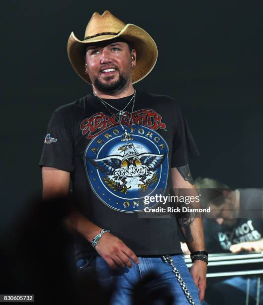 Singer/Songwriter Jason Aldean performs during Jason Aldean's 2nd Annual Concert For The Kids, Benefiting Children's Hospital Navicent Health of Bibb...