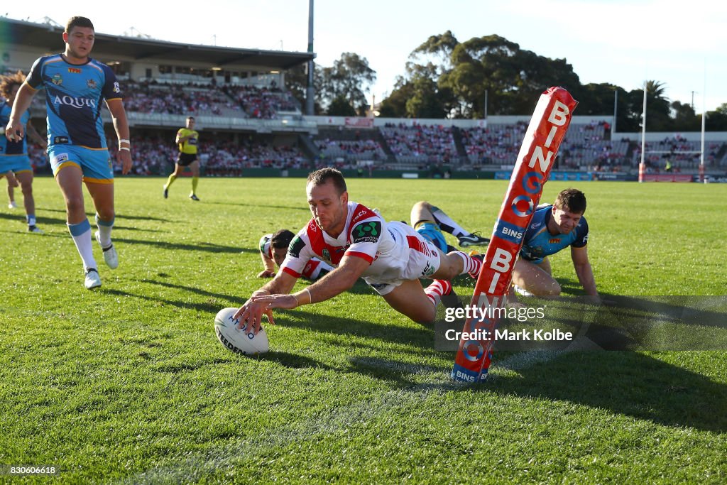 NRL Rd 23 - Dragons v Titans