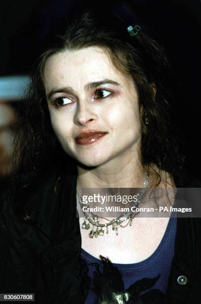 Actress Helena Bonham Carter arriving for the UK premiere of "Bridget Jones Diary" at the Empire in London's Leicester Square.