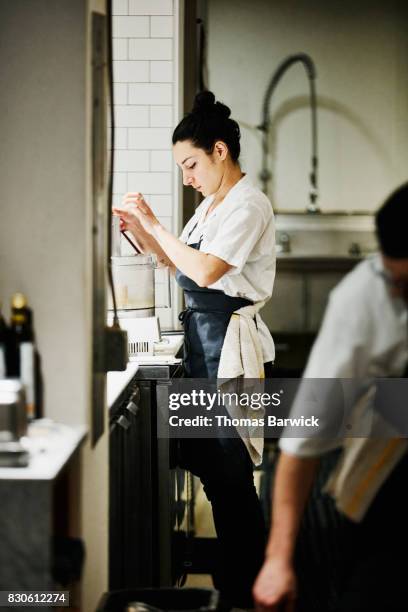 Chefs Using Food Processors 172 Woman Food Processor Stock Photos, High-Res Pictures, and Images ...