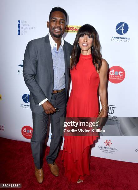 Bill Bellamy and Kristen Baker Bellamy attend the 17th Annual Harold & Carole Pump Foundation Gala at The Beverly Hilton Hotel on August 11, 2017 in...