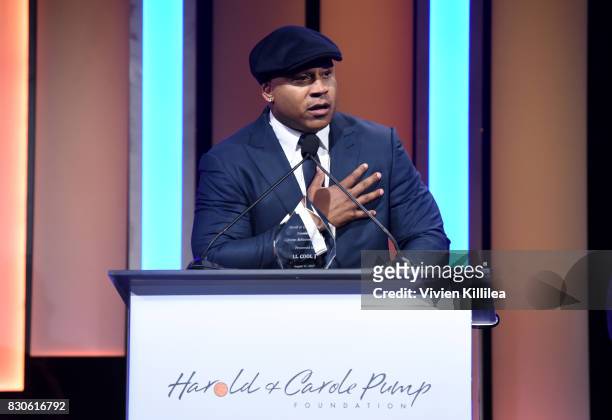 Cool J attends the 17th Annual Harold & Carole Pump Foundation Gala at The Beverly Hilton Hotel on August 11, 2017 in Beverly Hills, California.