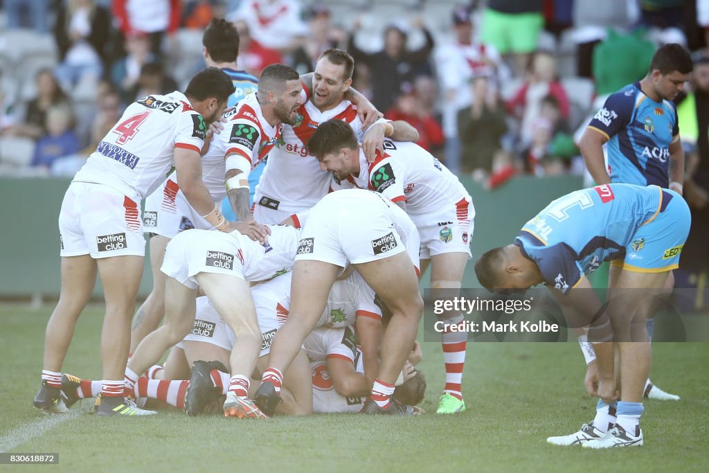 NRL Rd 23 - Dragons v Titans