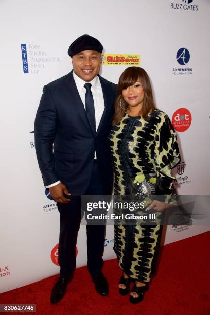 Cool J and Simone Smith attend the Harold & Carole Pump Foundation Gala at The Beverly Hilton Hotel on August 11, 2017 in Beverly Hills, California.