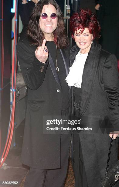 Ozzy Osbourne and Sharon Osbourne