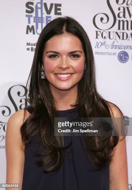 Katie Lee Joel arrives at the "VH1 Save The Music Foundation's 10th Anniversary Gala" at Lincoln Center on September 20, 2007 in New York CIty.