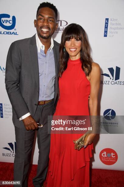 Bill Bellamy and Kristen Baker Bellamy attend the 17th Annual Harold & Carole Pump Foundation Gala at The Beverly Hilton Hotel on August 11, 2017 in...