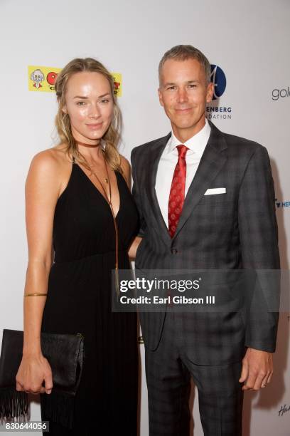 Amanda Enfield and Andy Enfield attend the 17th Annual Harold & Carole Pump Foundation Gala at The Beverly Hilton Hotel on August 11, 2017 in Beverly...