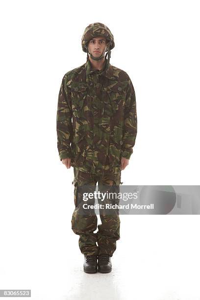 soldier - standing at attention stock pictures, royalty-free photos & images