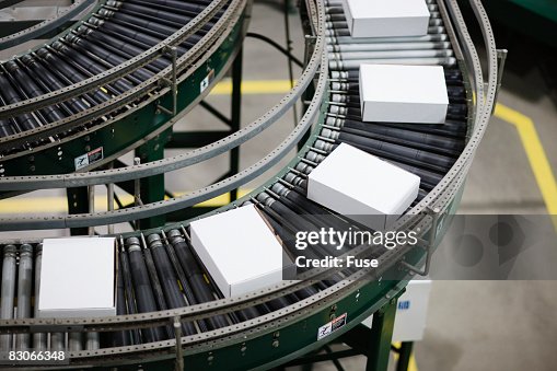 Boxes On Assembly Line High-Res Stock Photo - Getty Images