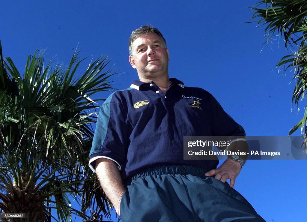 Rod Macqueen Australia's head coach Rod Macqueen poses for photographers at Coffs ...