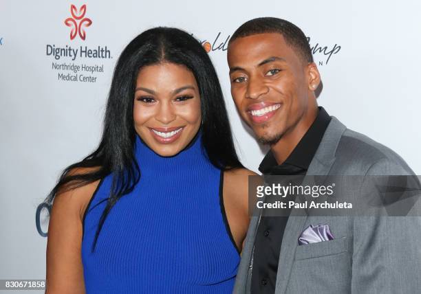 Singer Jordin Sparks and Dana Isaiah attend the 17th Annual Harold & Carole Pump Foundation Gala at The Beverly Hilton Hotel on August 11, 2017 in...