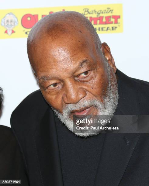 Former Professional Athlete Jim brown attends the 17th Annual Harold & Carole Pump Foundation Gala at The Beverly Hilton Hotel on August 11, 2017 in...