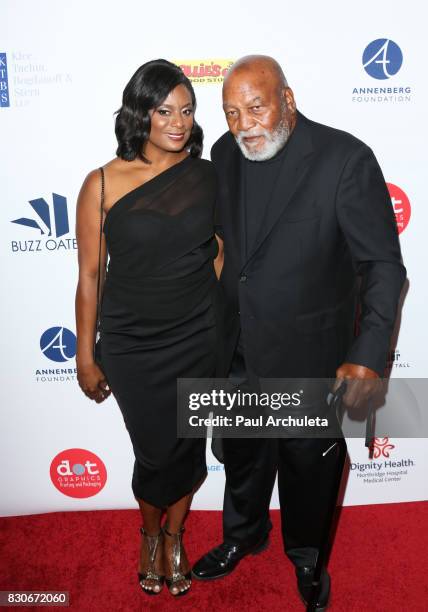 Former Professional Athlete Jim Brown and his Wife Monique Brown attend the 17th Annual Harold & Carole Pump Foundation Gala at The Beverly Hilton...