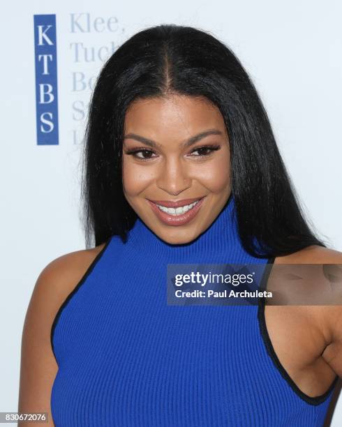 Singer Jordin Sparks attends the 17th Annual Harold & Carole Pump Foundation Gala at The Beverly Hilton Hotel on August 11, 2017 in Beverly Hills,...