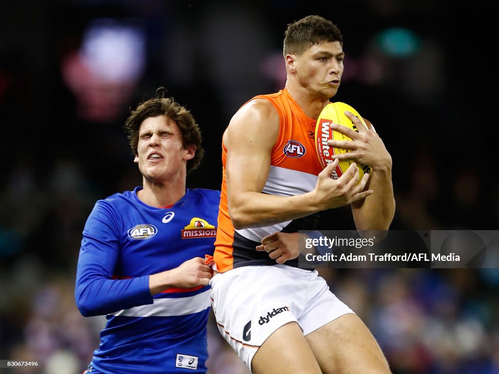 AFL Rd 21 - Western Bulldogs v GWS