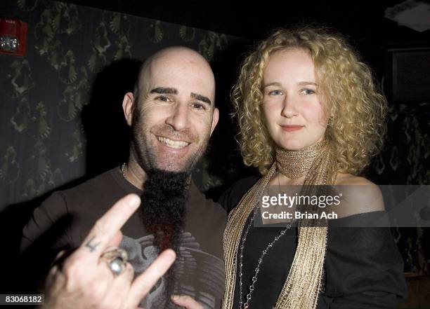 Scott Ian of Anthrax and Pearl Aday *EXCLUSIVE*