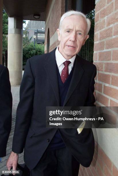 James Forster arrives at Teeside Crown Court in Middlesbrough, where he denies 11 charges including three of threatening to destroy or damage...