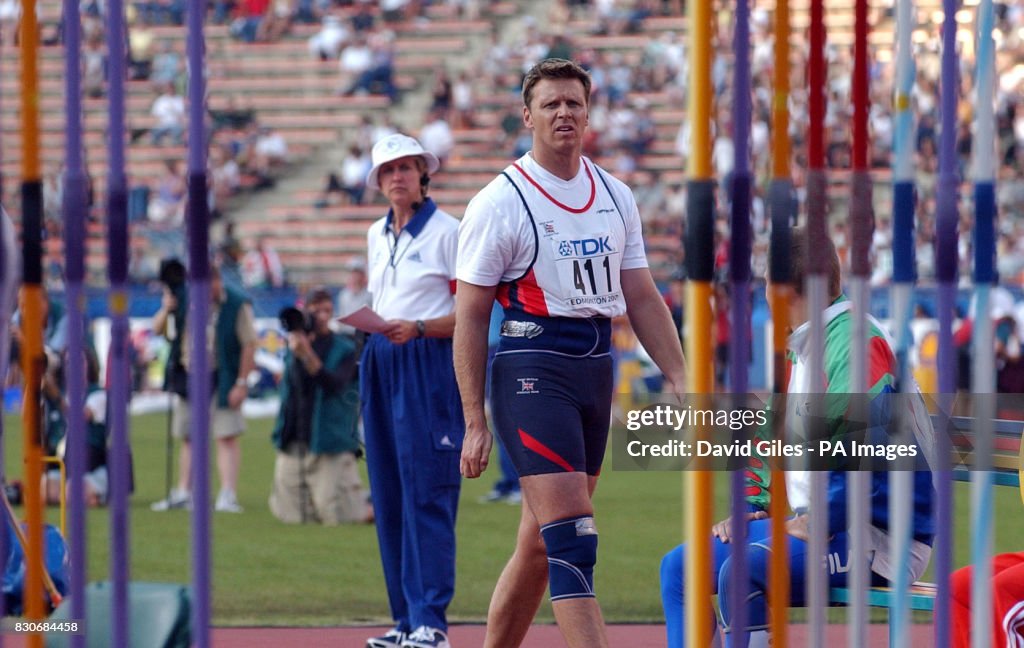 World Athletics Championships/ Backley walks