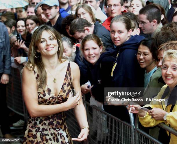 Actress Liz Hurley at the launch of the new Brown Thomas Cosmetics Hall in Dublin's Grafton Street. Following her recent visit to New York for the...