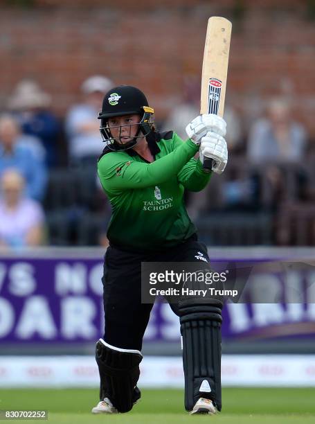 Georgia Hennessy of Western Storm bats during the Kia Super League 2017 match between Western Storm and Loughborough Lightning at The Cooper...