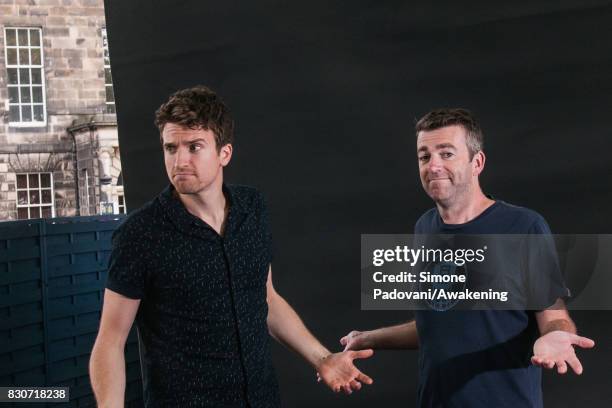 Greg James and Chris Smith attend the Edinburgh International Book Festival on August 12, 2017 in Edinburgh, Scotland. The Edinburgh International...