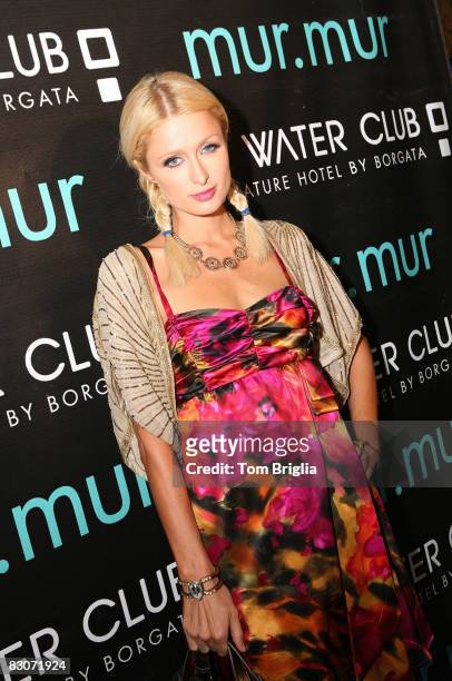 Paris Hilton attends a Special Night at Mur Mur on September 27, 2008 in Atlantic City, New Jersey.