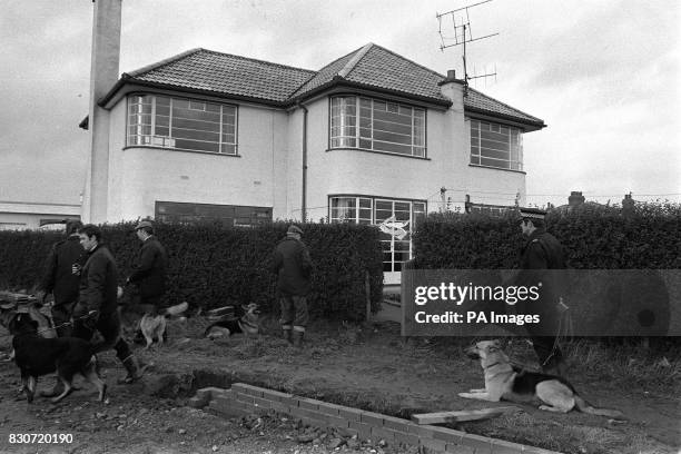 The home of heiress Miss Lesley Whittle. Donald Neilson was charged for the kidnapping and murder of Miss Whittle and demanding a 50,000 ransom.