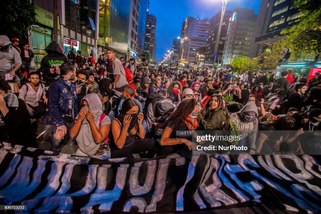 Protest Against Public Transport Policy In Brazil