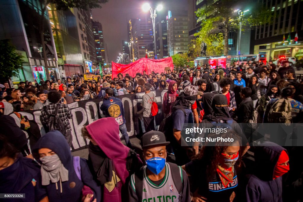 Protest Against Public Transport Policy In Brazil