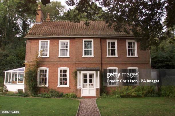 The home of Royal Engineer Major Charles Ingram, in Easterton, Wiltshire. The soldier who is under suspicion of cheating on the game ITV show "Who...