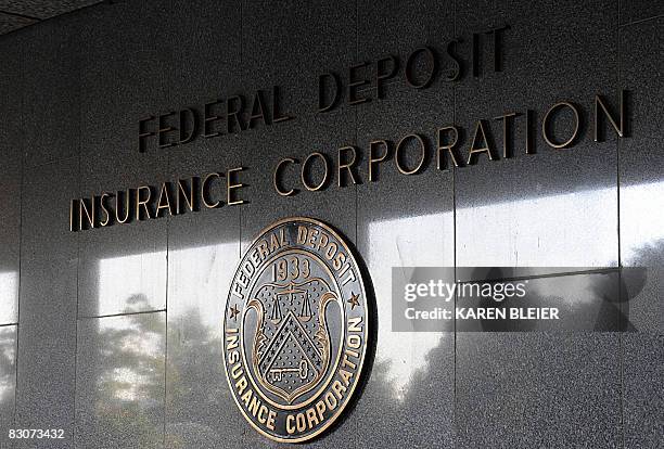 The Federal Deposit Insurance Corporation headquarters is seen in this October 1, 2008 photo in Washington, DC. US President George W. Bush will...