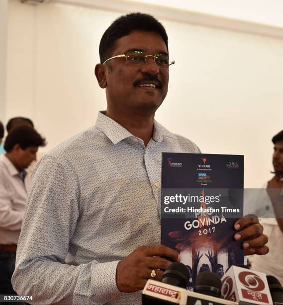 Shiv Sena legislator Pratap Sarnaik during the monsoon assembly, on August 11, 2017 in Mumbai, India. Speaking on the last day of the Monsoon Session...