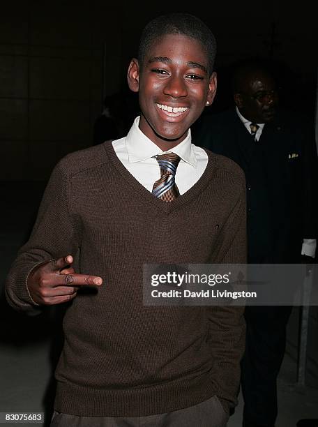 Actor Kwame Boateng attends Save Africa's Children's first annual music festival at West Angeles Cathedral on September 26, 2008 in Los Angeles,...
