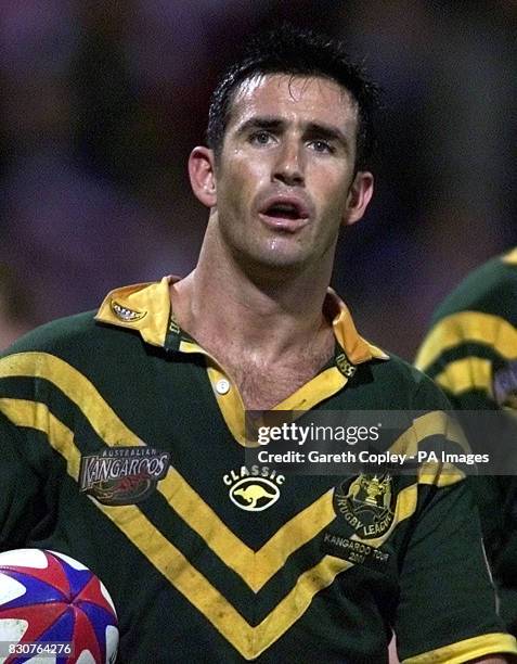 Australia Rugby League scrum half Andrew Johns.