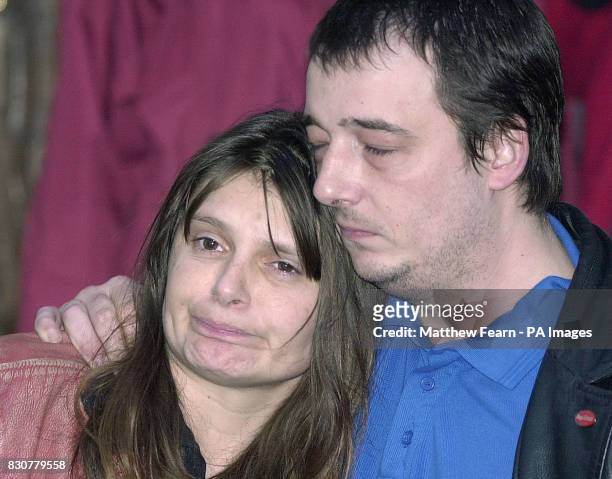 Sara and Michael Payne leave Lewes Crown Court, east Sussex, after Roy Whiting was found guilty of kidnapping and murdering their daughter,...