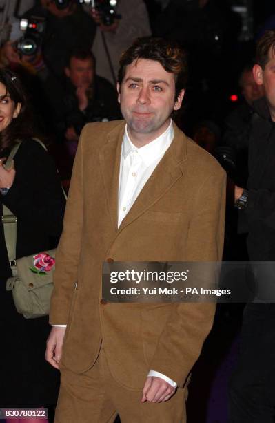 Comedian Sean Hughes arriving for the British Comedy Awards 2001, at London Weekend Television Studios in London.