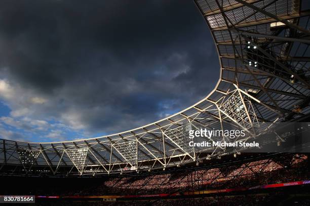 General view during day nine of the 16th IAAF World Athletics Championships London 2017 at The London Stadium on August 12, 2017 in London, United...